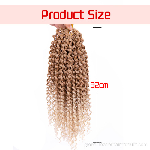 Senegalese Twist Crochet Hair Ombre Braid Pre Twisted Senegalese Curly Synthetic Hair Factory